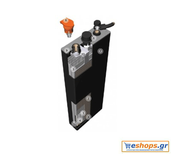 10 PzB 550 2V Μπαταρία SUNLIGHT βαθιάς εκφόρτισης